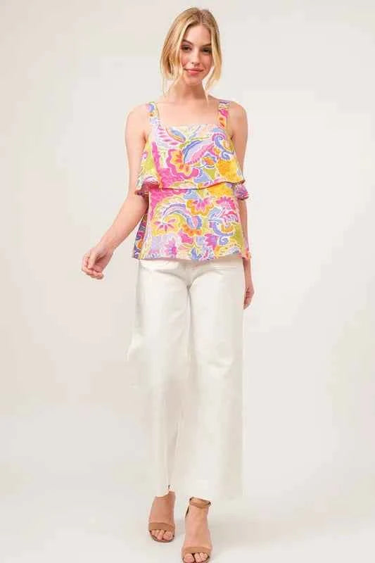 And The Why Square Neck Tiered Paisley Printed Top MULTI c8241fbe318749e38ef58545c0203851-Max-Origin