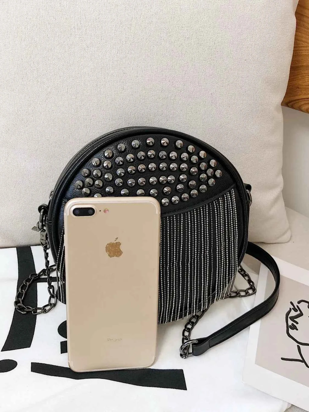 Fringe Studded PU Leather Bag c8253bc4-ee80-4293-98a4-dde5287e9ec7-Max-Origin