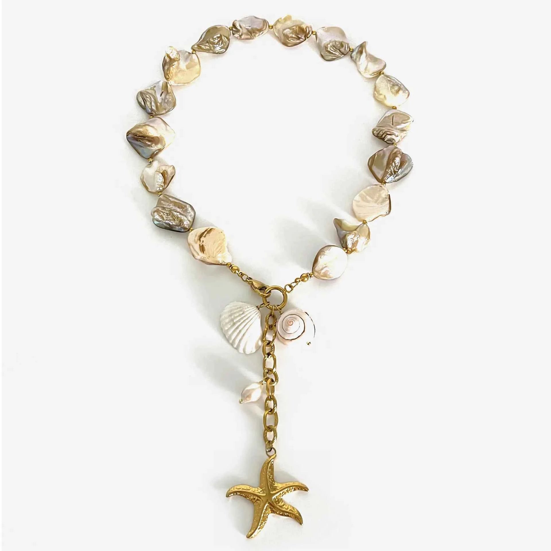 18K Gold-Plated Ocean Theme Necklace with Starfish Pendant c836fbe5-5db4-4f50-8f8e-849c865aeb33-Max-Origin