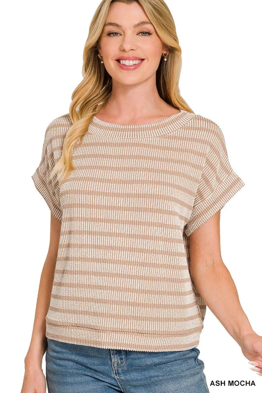 Raised Rib Striped Top c8475edf-a64e-4ee2-816c-9b25bb16c253-Max-Origin