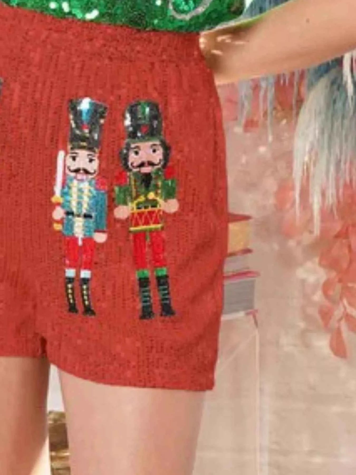 Christmas Sequined Nutcracker Shorts c85c9c70-4164-4670-a6cb-69c13c5322dc-Max-Origin