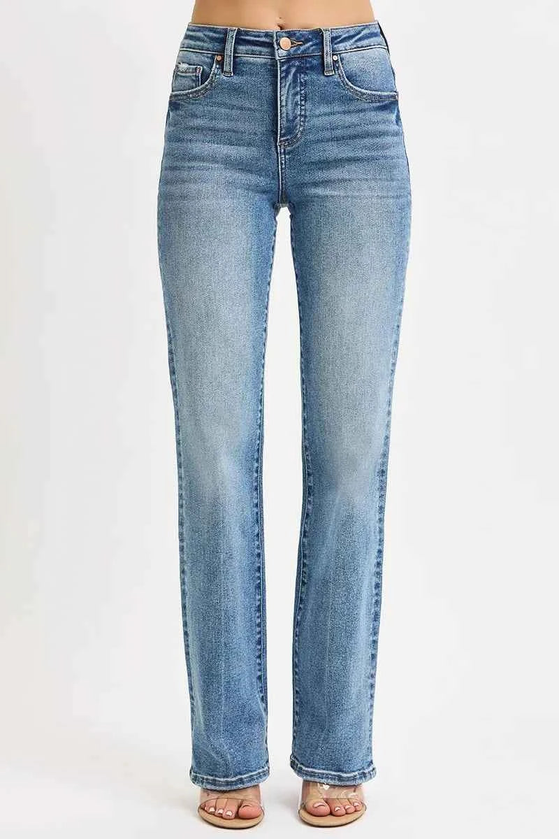 RISEN Full Size Tummy Control High Rise Straight Jeans Plus Size c86ae693a52d44d29662f23b0f9b38ca-Max-Origin