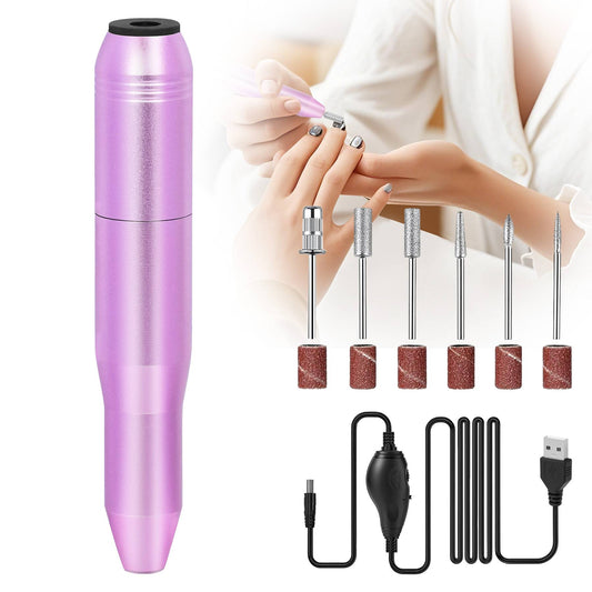 Professional Portable Electric Nail Drill,Manicure Pedicure With Nail Drill Bits Rose gold c8a1003f-fbb1-48e9-b380-8f8520fd4dbc