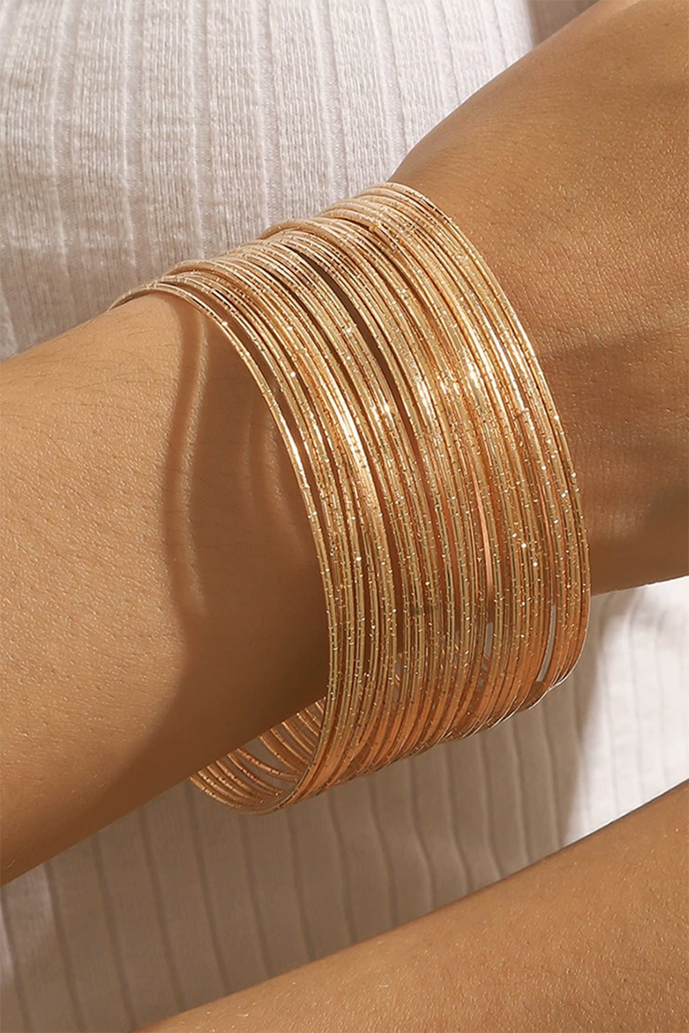 Gold Boho Alloy Bracelet Set c8abaa370da7e55a