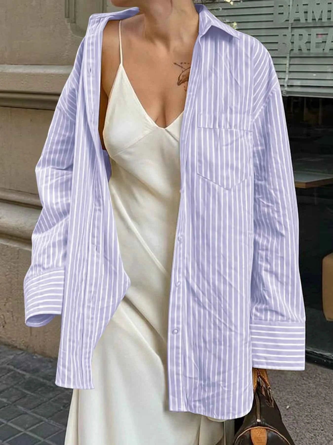 Oversized Striped Button-Down Shirt c8b0c0d9-7ee4-499a-b66b-c721c9891f2a-Max-Origin
