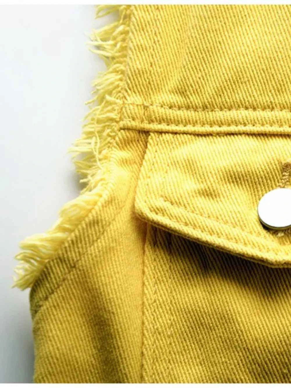 Full Size Button Down Raw Hem Sleeveless Denim Jacket Plus Size c8dc2030-72e4-42bf-812f-0703fd01eabc-Max