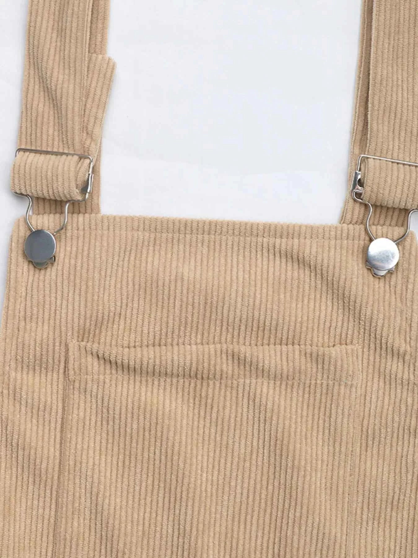 Corduroy Overall Dress with Pocket c8df6da254d14900b69a5c6b77054075-Max-Origin