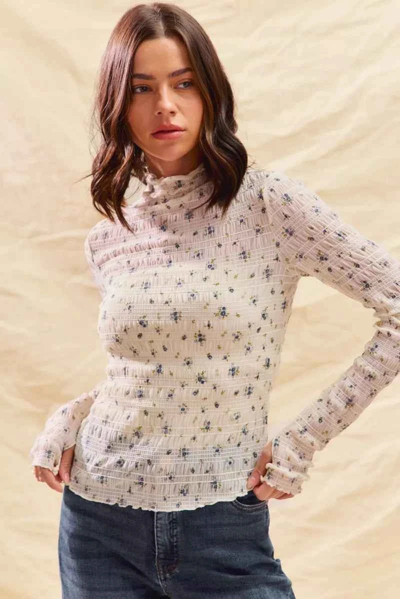 Floral Print Textured Long Sleeve Knit Top c916991b5e234892a9ce29f8302f6963-Max-Origin