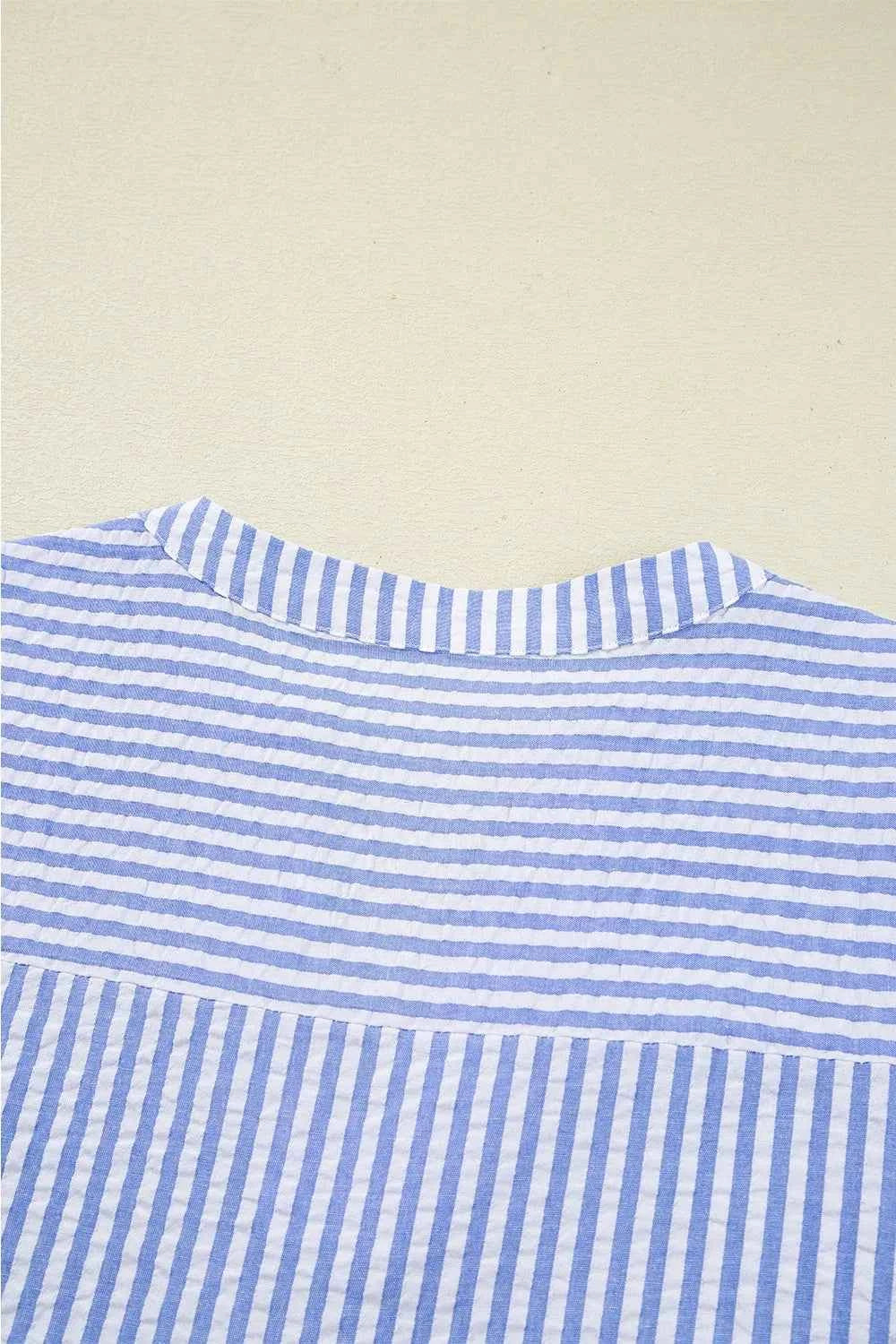 Stripe Tiered Shift Dress with Pockets c9215b63-fedd-4a7c-9463-139b61c7195a-Max-Origin
