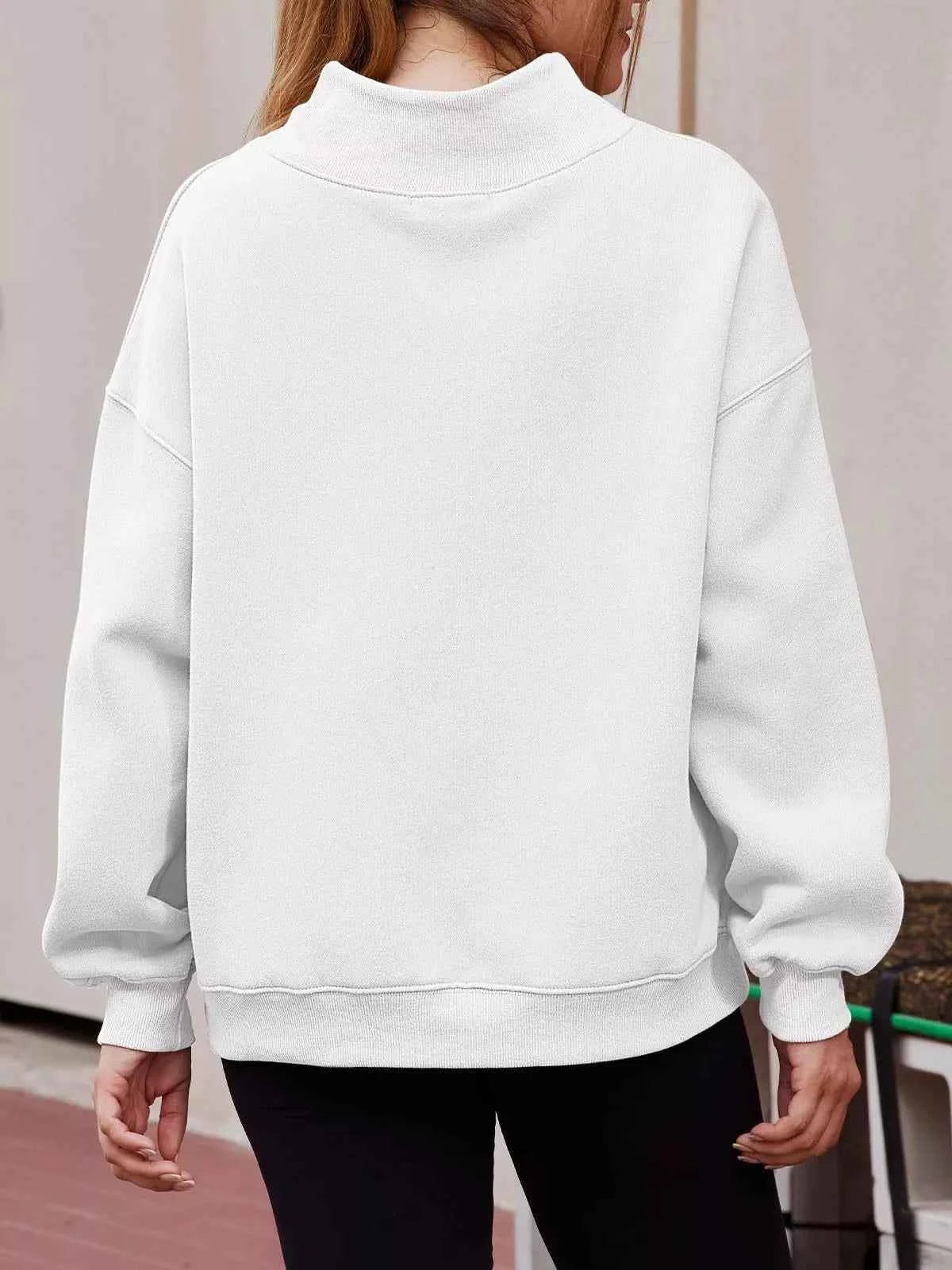 Mock Neck Dropped Shoulder Sweatshirt c9427710-94b2-4258-bb1e-4033e753a4a9-Max-Origin