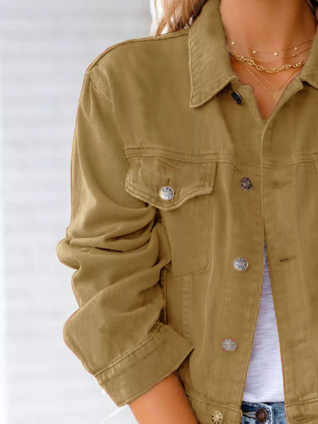 Button Up Long Sleeve Denim Jacket c9577640-0373-4ae5-93cd-6725910e8869-Max-Origin