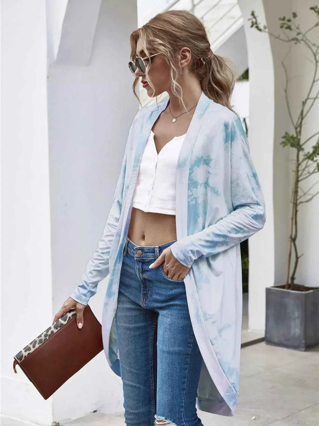 Tie-Dye Oversized Open Front Cardigan Light Blue c97bbfaa-deaa-4b8a-89e3-623765dc9caf-Max-Origin