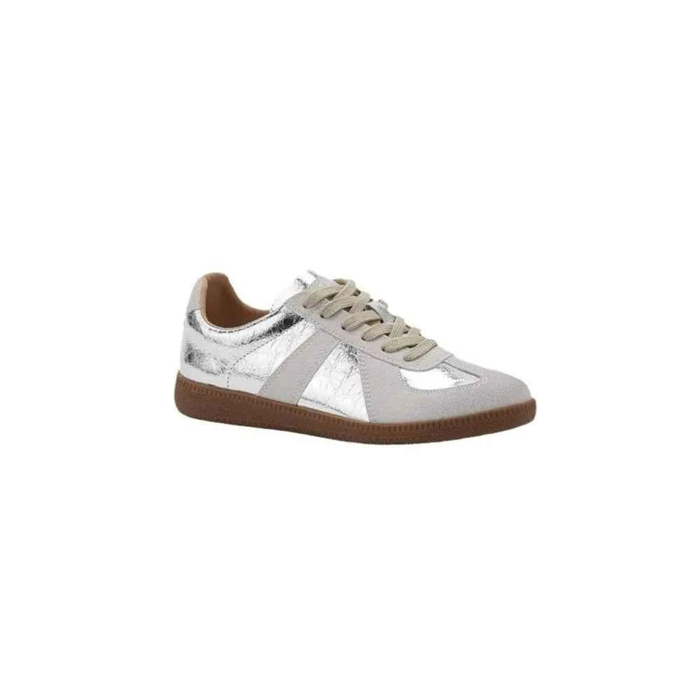 Round Toe Flats Sneakers Silver c981eaa1-1067-439d-9779-507a06b09433-Max