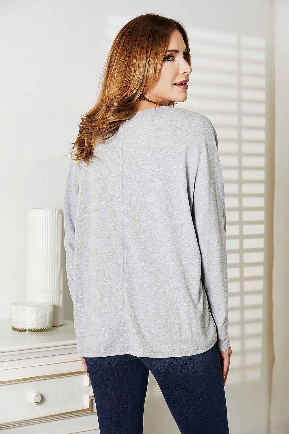 Double Take Seam Detail Round Neck Long Sleeve Top c98e2f69d4e54f7d8cb38f892b9def6d-Max