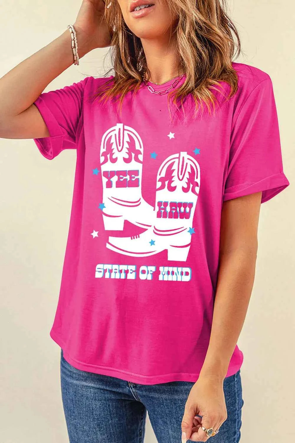 Graphic Round Neck Short Sleeve T-Shirt c9b90cba-da2f-4893-b7ea-5bd1c9e169b3-Max