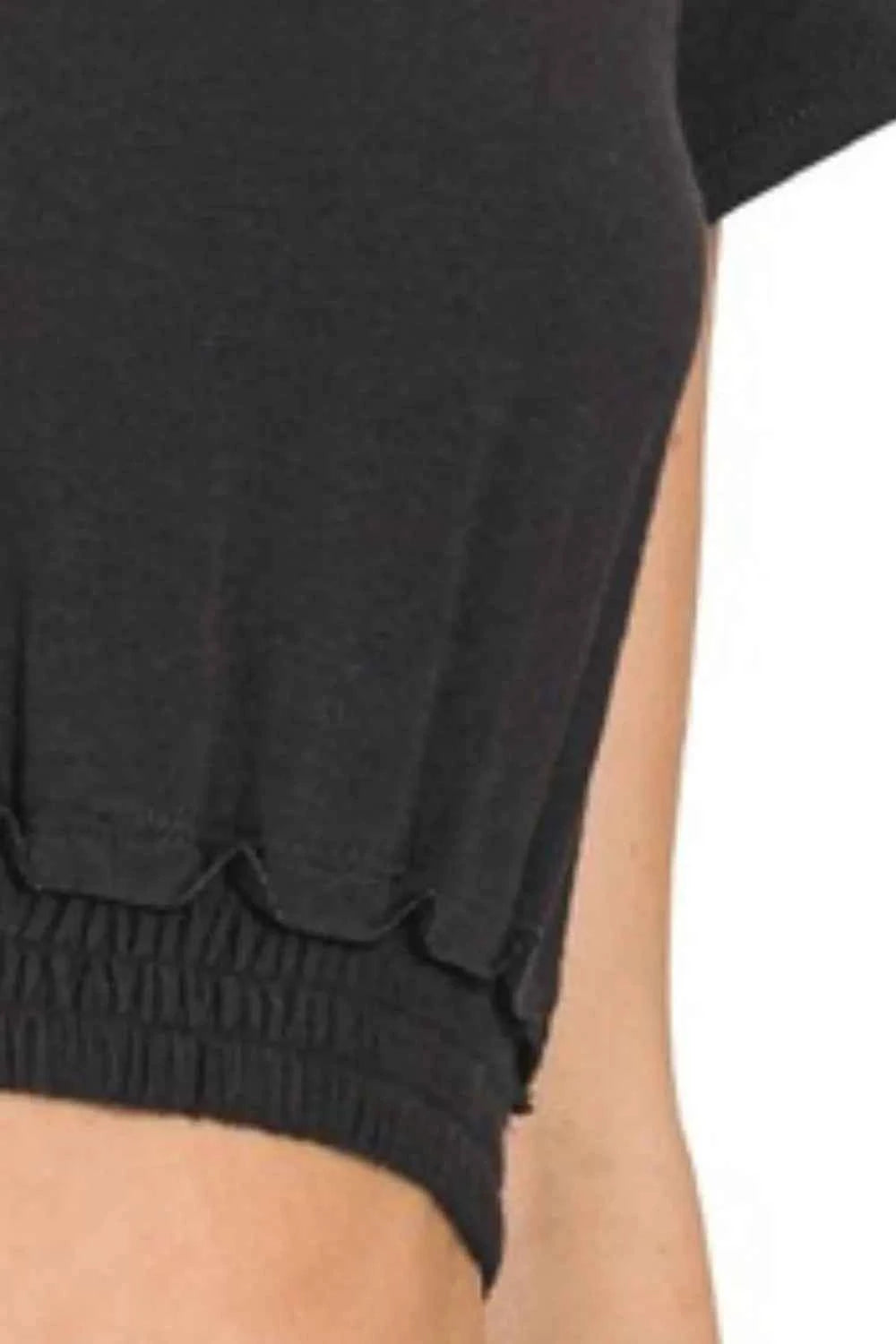 Zenana Elastic Hem Crop Top c9bebb80-829a-454a-83f3-49d4fd44b9d4-Max-Origin