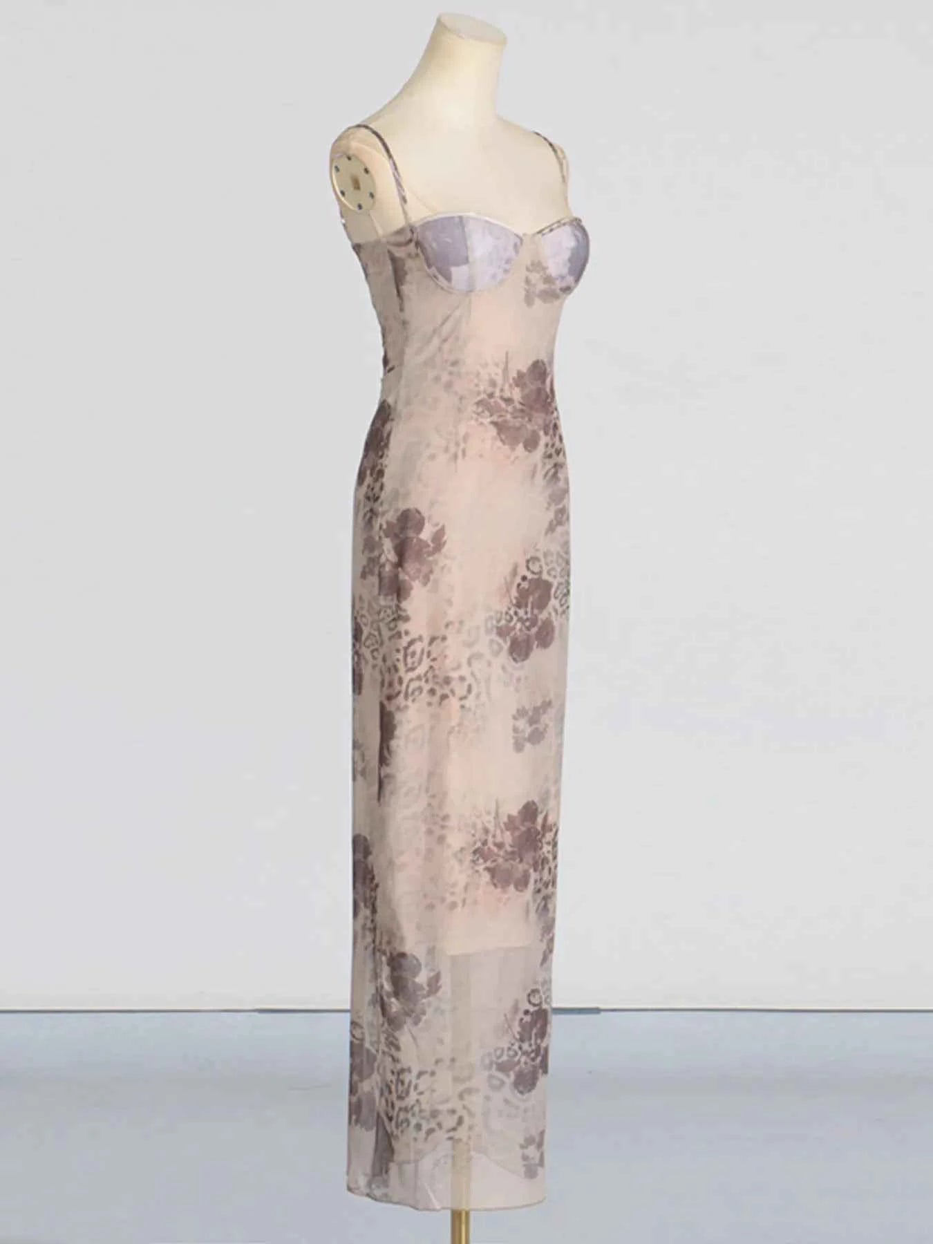 Printed Sweetheart Neck Bodycon Maxi Dress c9c6d242530a4b008e0d293fd9a6fa3d-Max-Origin