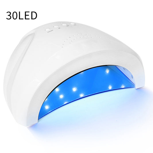 UV LED Nail Lamp, Nail Dryer For Gel ish With 30 Beads 4 Timers Smart Sensor Fast Curing Home Manicure Professional Salon Nails Art Tools Supplies White c9d81a7a-2fed-4435-a93b-90bac36ded16