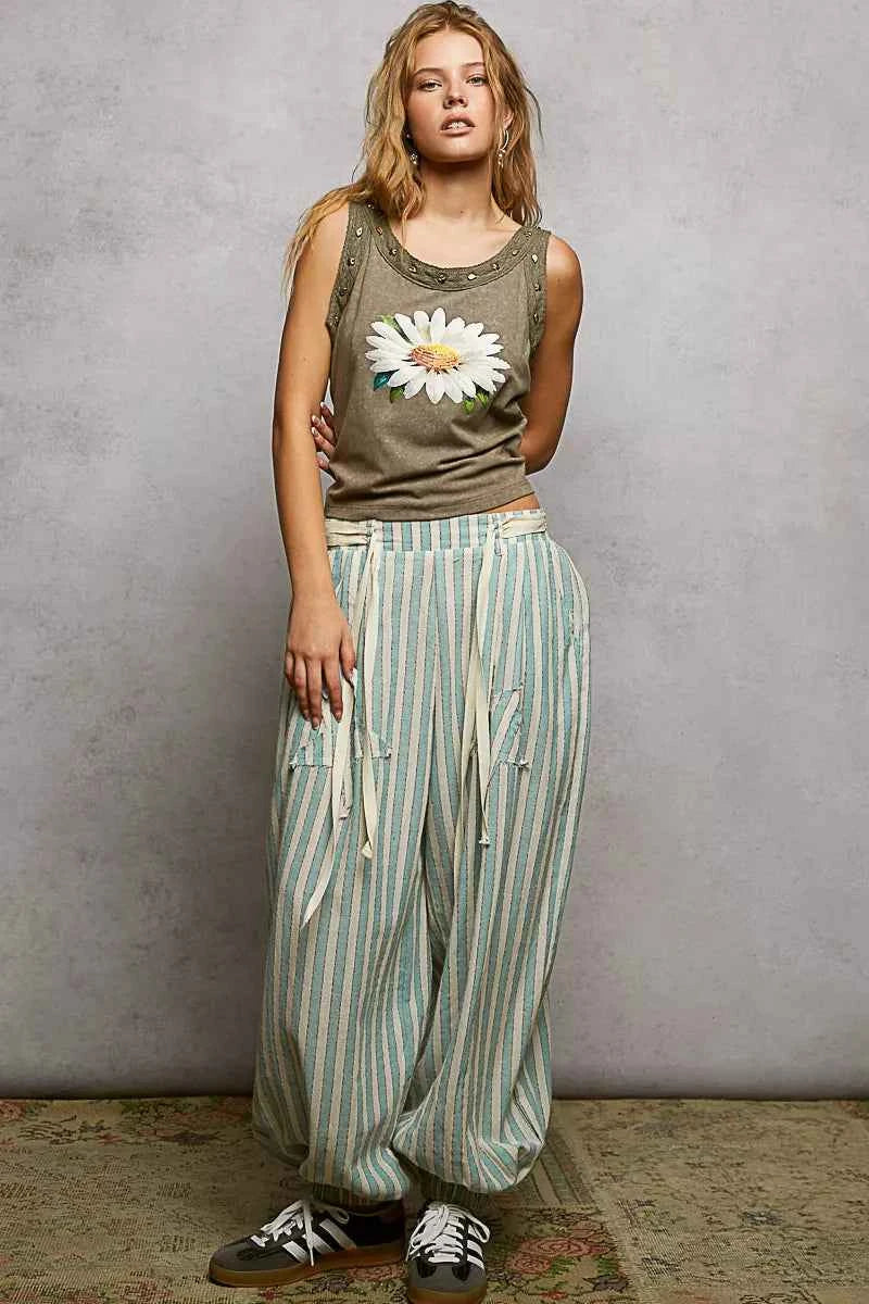 POL Washed Floral Stud Round Neck Slim Tank c9dff6dd-7e90-4d10-b80f-f7dc9bbf9b48-Max-Origin