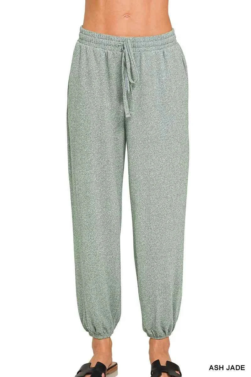 Zenana Soft Melange Hacci Jogger ASH JADE c9f39ab7aa94411397d8c81ca3e8af37-Max-Origin