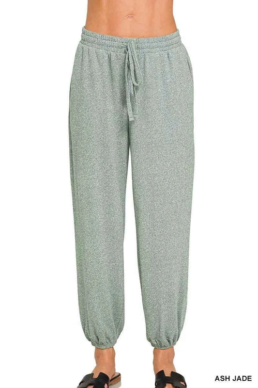 Zenana Soft Melange Hacci Jogger ASH JADE c9f39ab7aa94411397d8c81ca3e8af37-Max-Origin
