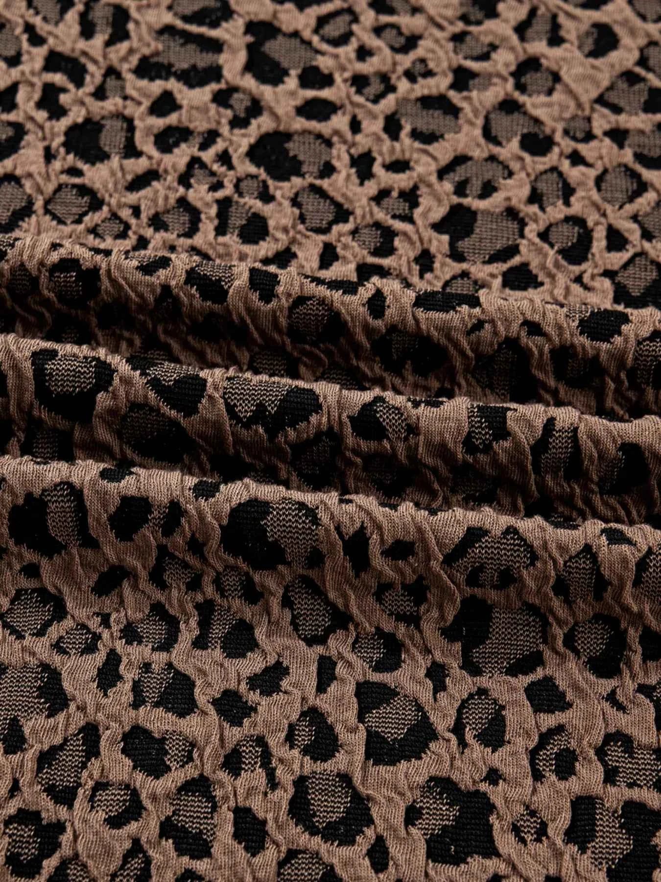 Ribbed Trim Leopard Print Long Sleeve Top ca1c062fbd694f3ea08854c39ccc8774-Max-Origin