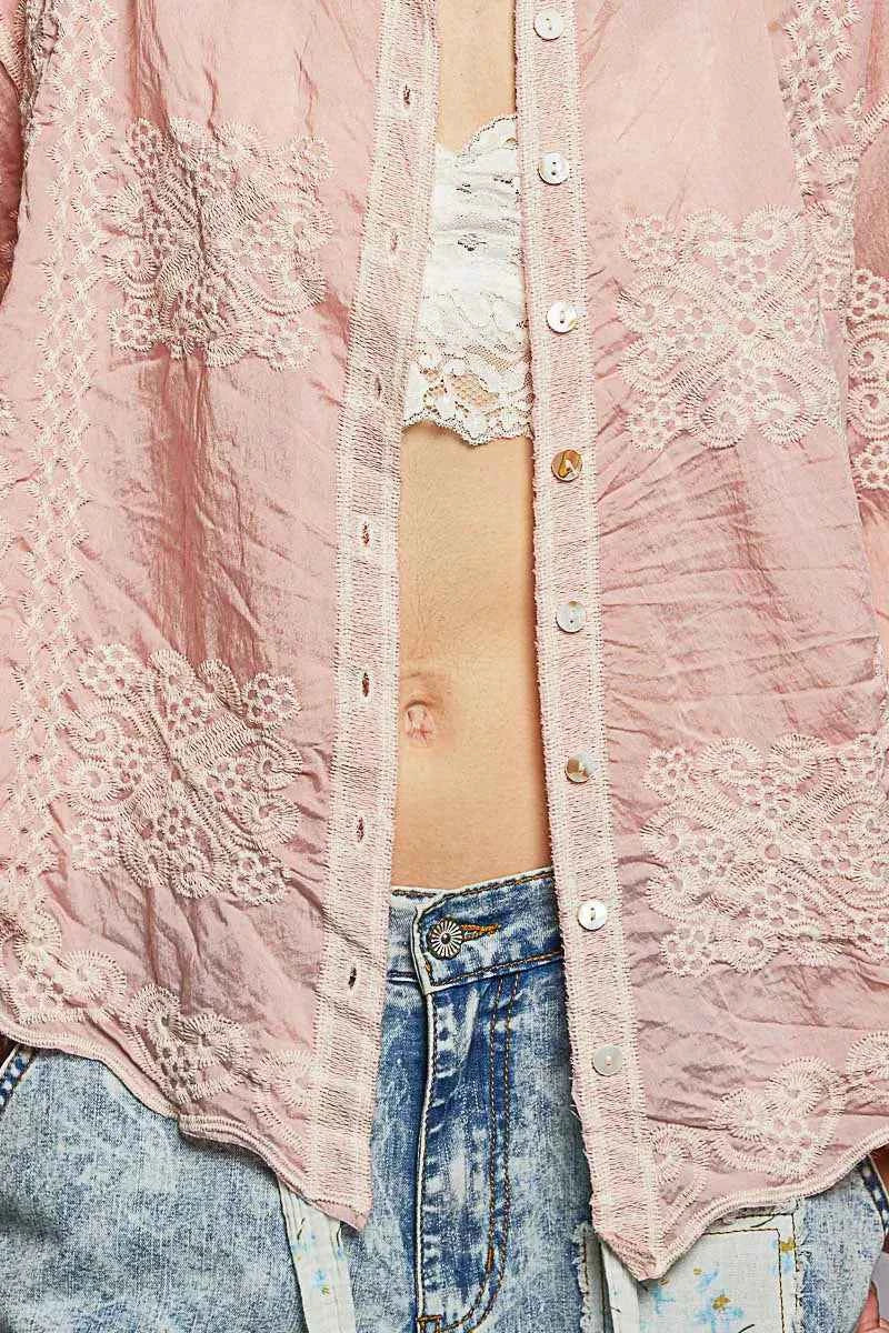 POL Embroidery Button Down Long Sleeve Shirt ca33eb0d-8548-45d0-aff2-506ccacb2dd6-Max-Origin