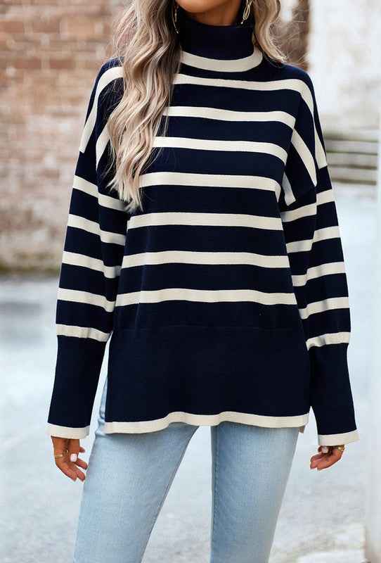 Women Mock Neck Sweater ca613795-8d53-416a-ac9c-14a7bc0e39fd