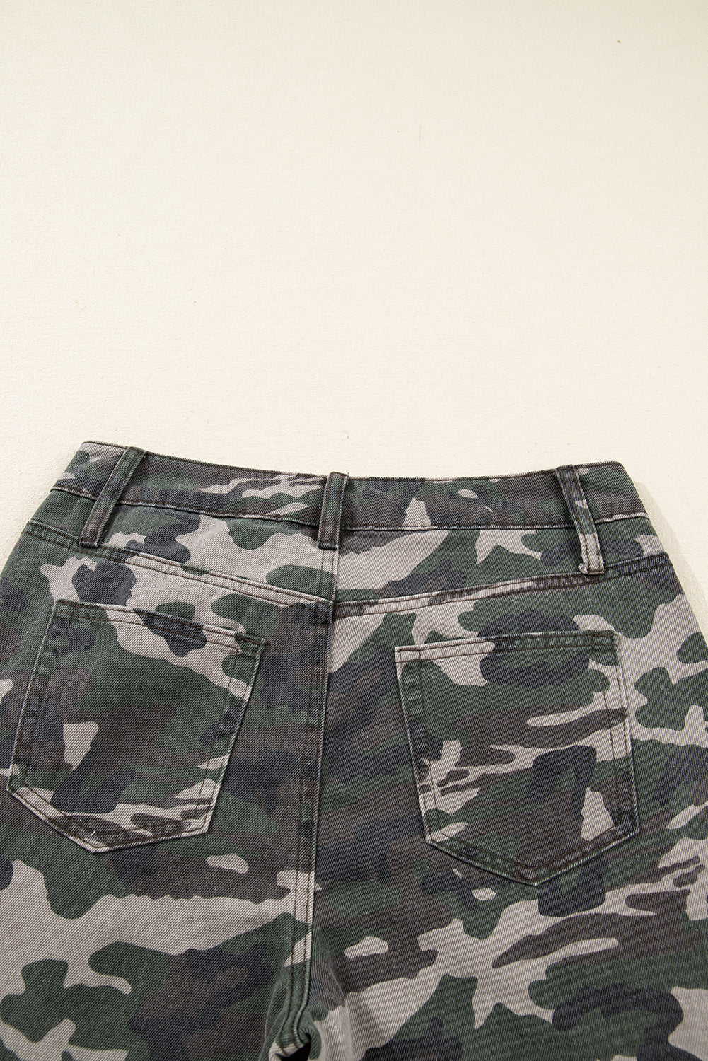Green Camo Multi Pocket Cargo Wide Leg Jeans ca6d8ae038362e00