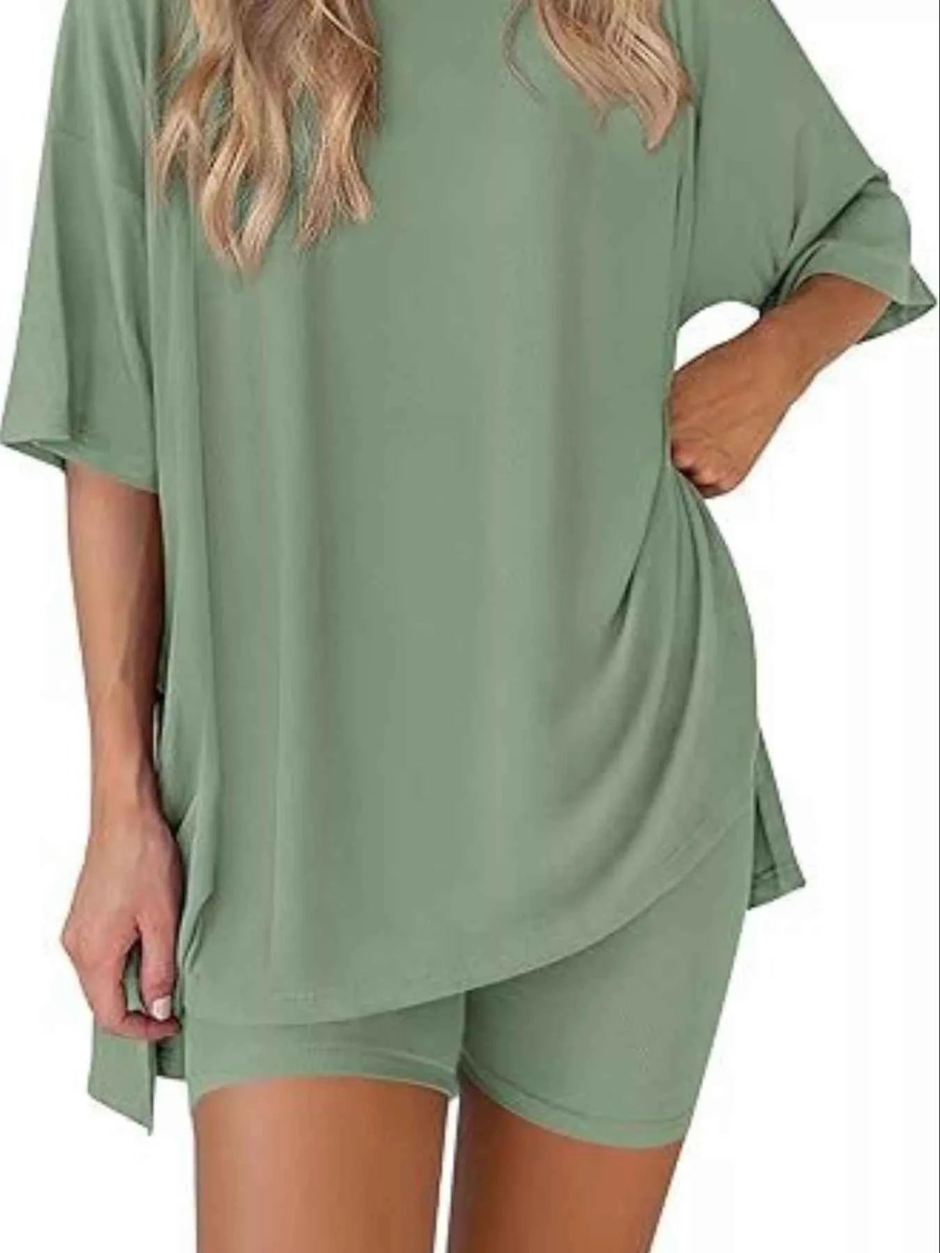 Full Size Relaxed Fit Round Neck Top and Shorts Two-Piece Set Plus Size ca7fc960-0b59-40b6-a6d2-d8bd8f84def4-Max-Origin