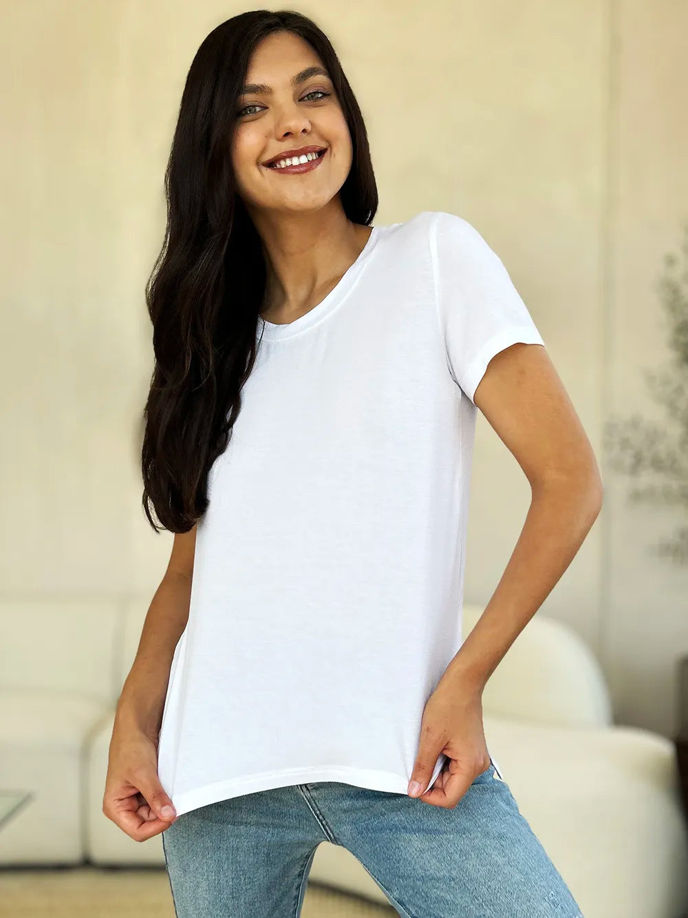 Basic Bae Full Size Round Neck Short Sleeve T-Shirt ca897710-f519-424e-96af-24b61b5cd0b2-Max