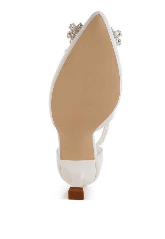 Onkana Diamante Brooch Kitten Heel Sandals cab45382-c8d9-4779-8a0a-9bc001c0caf8_c9d157af-a7ee-4957-9156-fd65bae27b4f