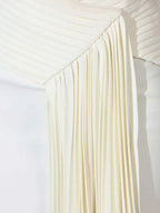 Single Shoulder Pleated Dress cada115c-60a7-472b-bb8a-c779a9a926ac-Max-Origin