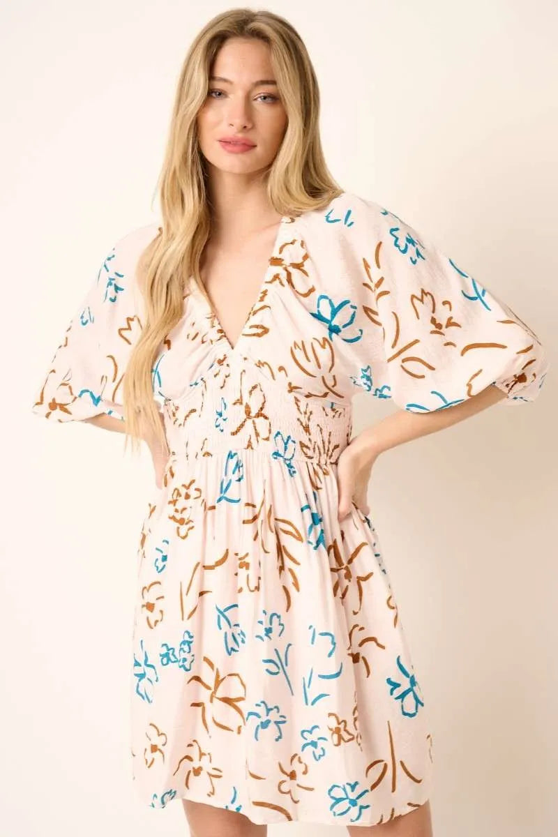 Mittoshop Flower Print Mocked Waist Mini Dress cae7631f89b94d1b8eb6f16fa66996d6-Max-Origin