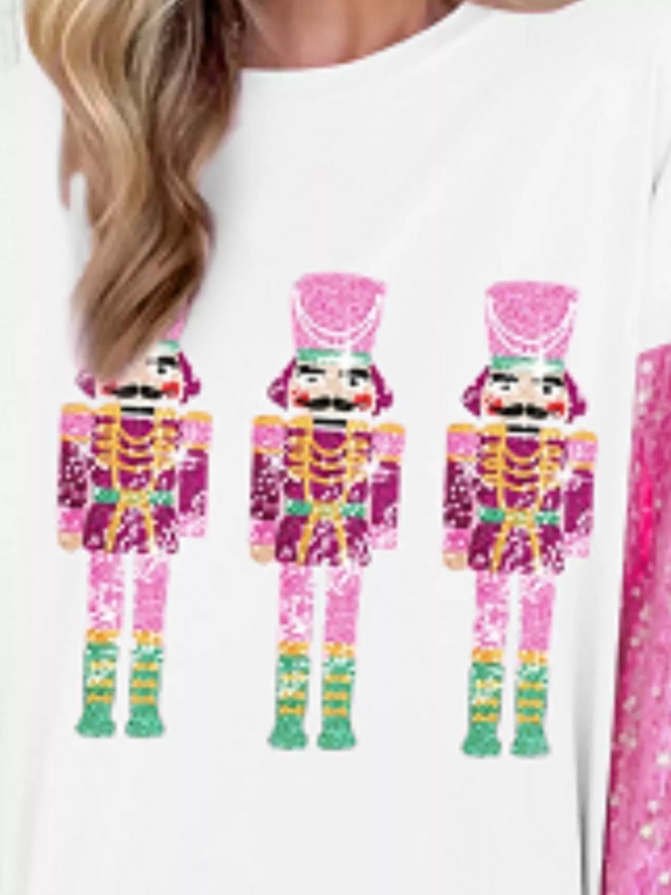 Christmas Theme Sequin Long Sleeve Sweatshirt cafe948b-415d-4db7-a9d0-211833751a3d-Max-Origin