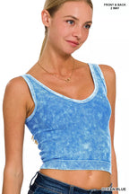 Zenana 2 Way Neckline Washed Ribbed Seamless Tank Top cb14ab89-102b-4673-977c-e5f969f9e1fe-Max-Origin