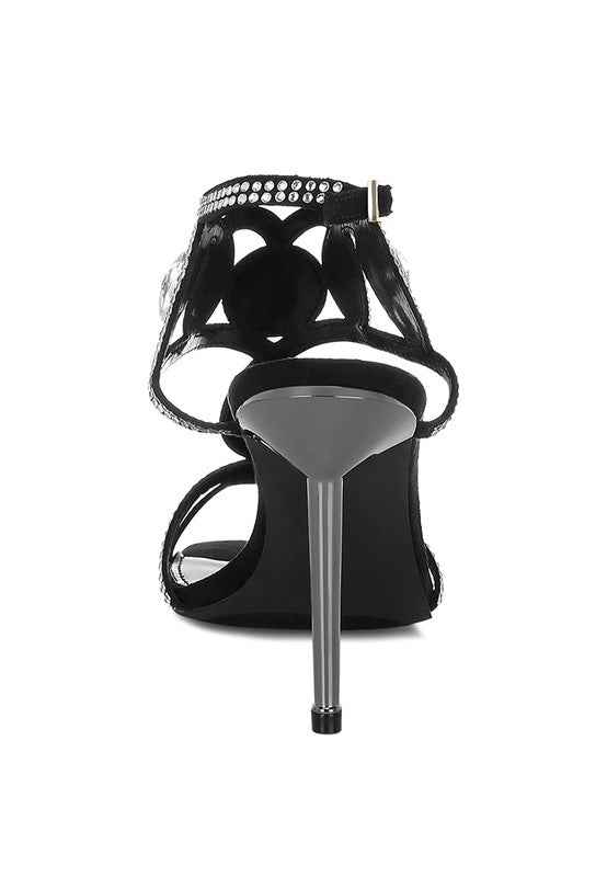 Fialka Diamante & Rhinestones Stiletto Sandals cb34dbe7-50d8-4917-8607-926e3c18c939