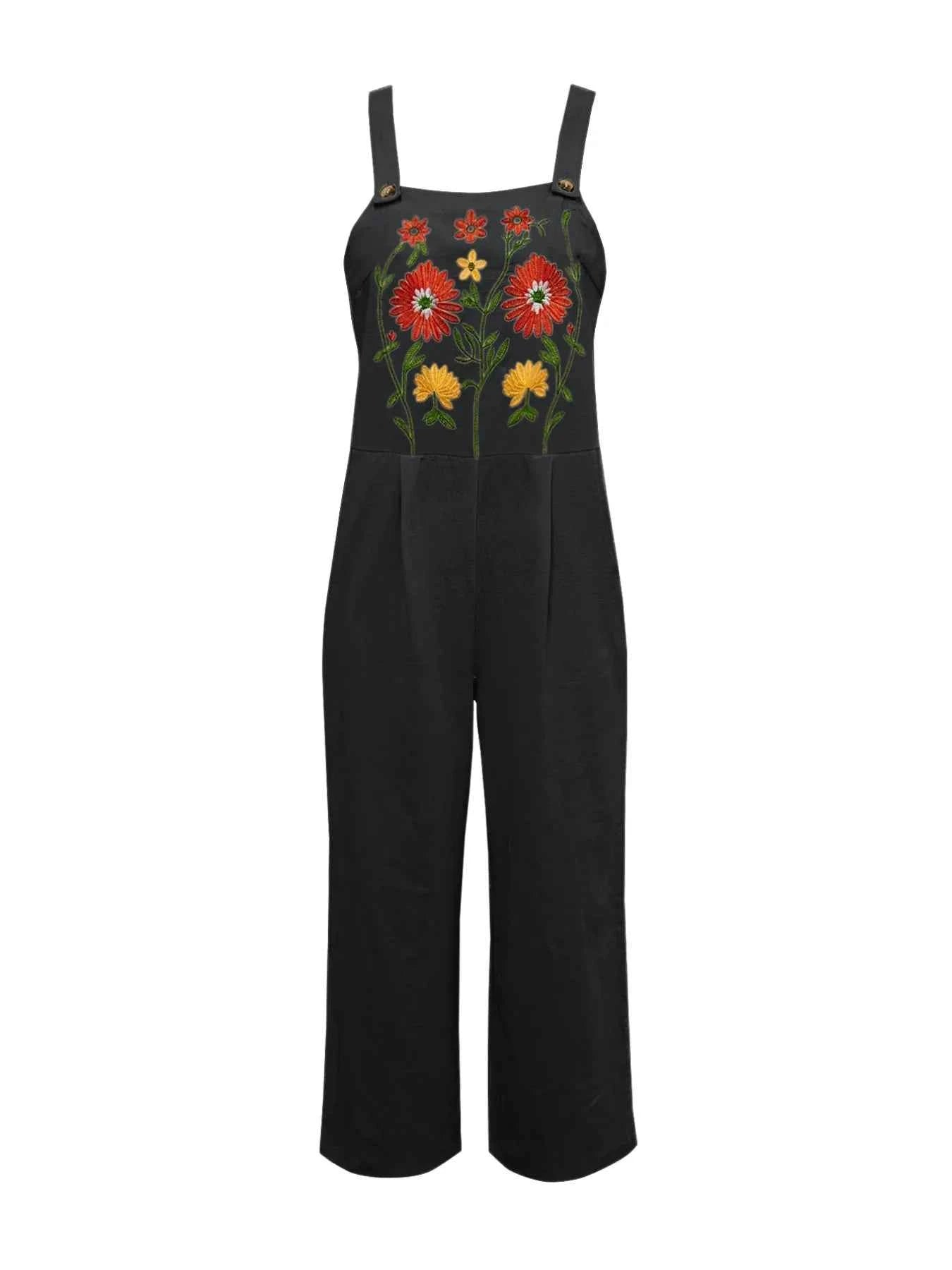 Floral Embroidered Wide Leg Jumpsuit cb3d869d-0dc2-42f1-aa6f-cb91a3f54a6f-Max-Origin