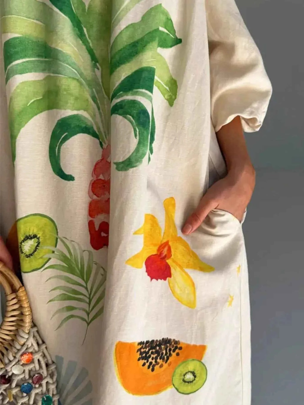 Frill Printed Off-Shoulder Dress cb3f79e3-8d4a-43dd-ae28-c217520d89a9-Max-Origin