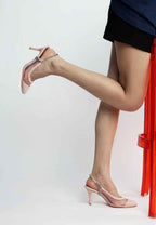 Yaga Stiletto Heel Slingback Sandals cb70d1ae-6577-4a96-b413-34d583b6aa4e