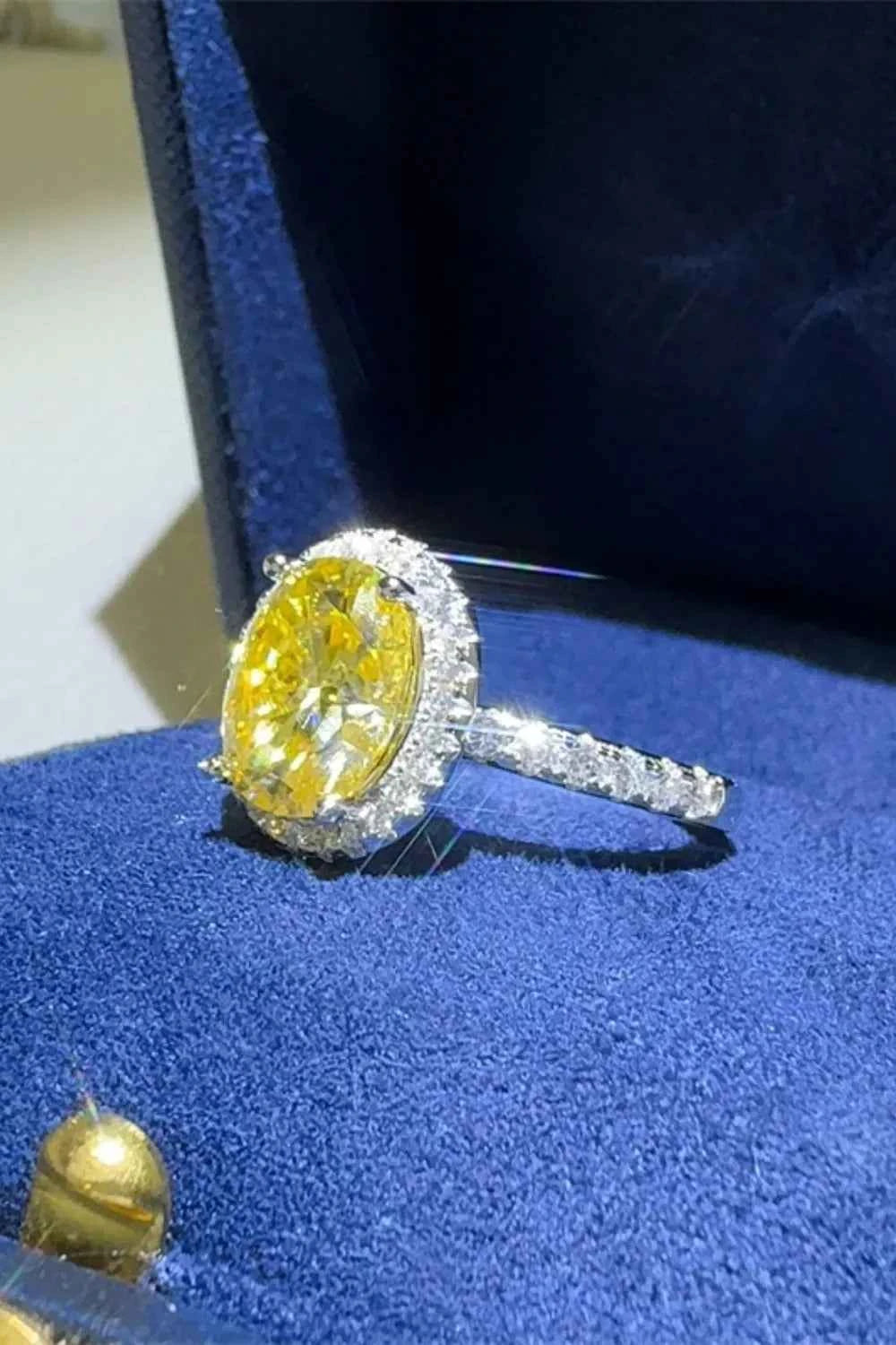 3 Carat Moissanite 925 Sterling Silver Ring cb763623-23b1-40cc-9fff-4a6b441cc7c7-Max