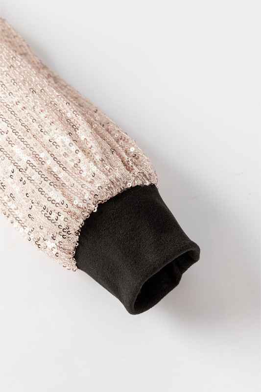 Valentine Sequin Patchwork Puff Sleeve Mini Dress cb972012-4db1-458d-b60a-9c45481ecdb5