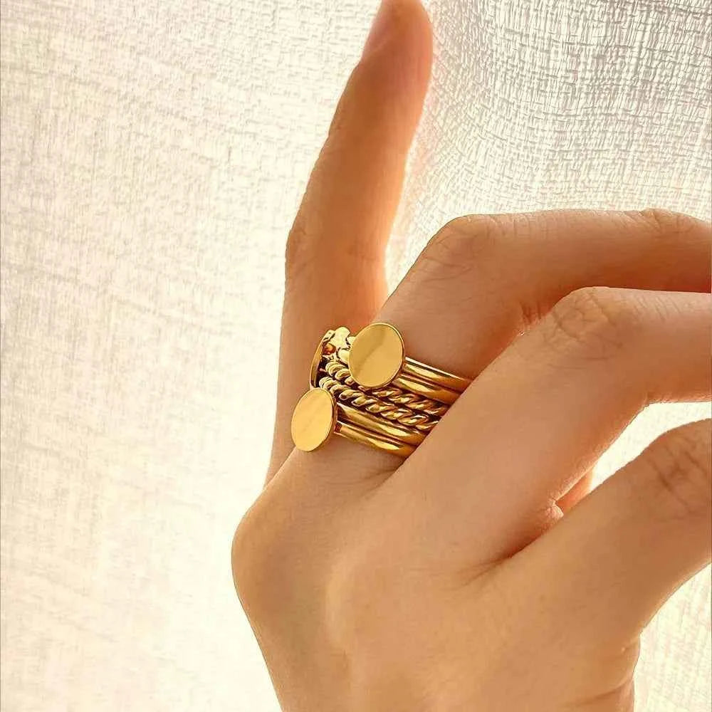 18K Gold-Plated Stainless Steel Wide Band Ring cc149b42-1470-42f6-ad8b-b720d004cfae-Max-Origin