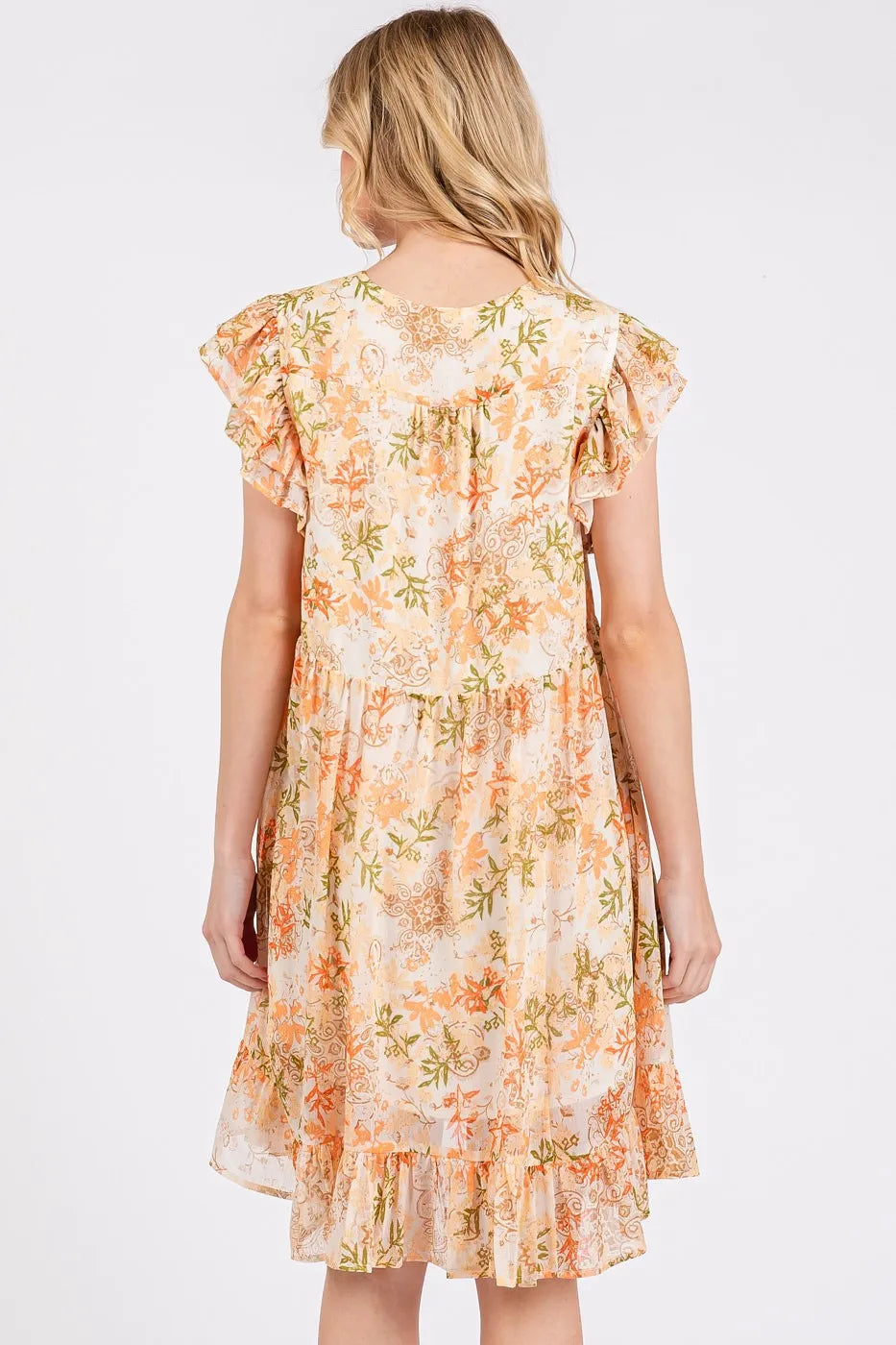 Mittoshop Floral Chiffon Ruffle Short Sleeve Mini Dress cc5aba9abef949f0a8acb443f3da8845-Max-Origin