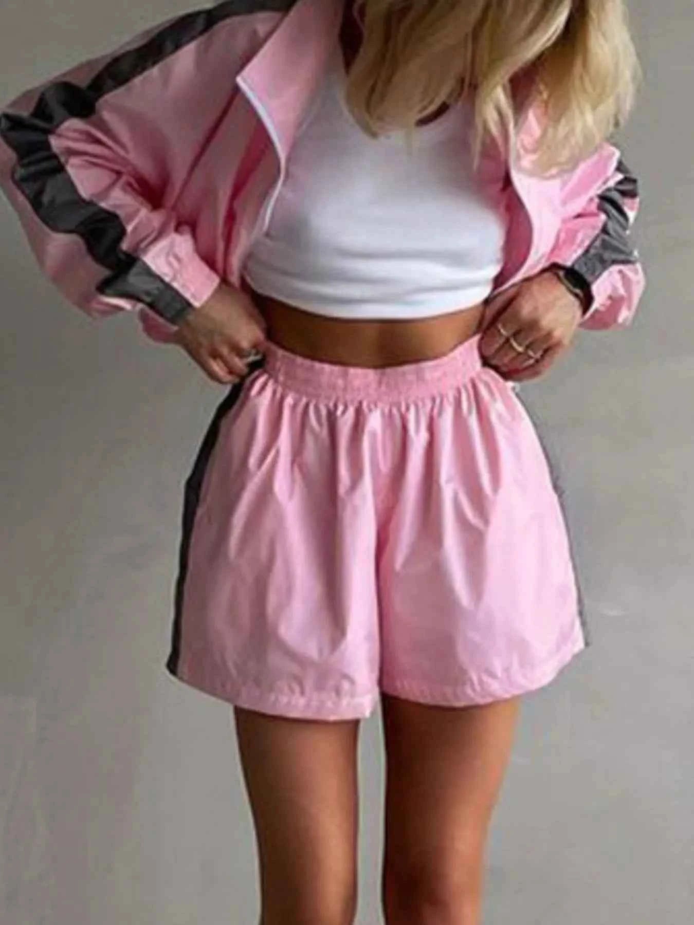 Zip Up Long Sleeve Jacket and Shorts Set cc6b5ef6-88ca-4efe-9149-f8654d66c81e-Max-Origin