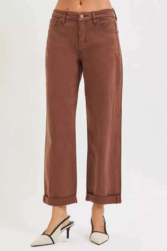 RISEN Full Size Tummy Control Mid Rise Ankle Barrel Baggy Plus Size cc6fab332c1c4f3880aae5f29e2bdf62-Max-Origin