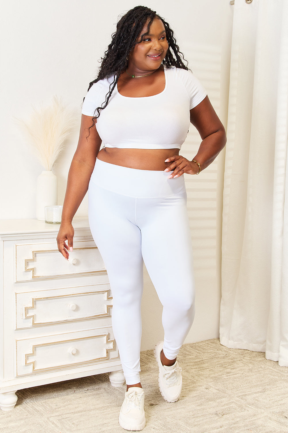 Double Take Wide Waistband Sports Leggings cc86698a2ef24e5faaf169d4f3060584-Max