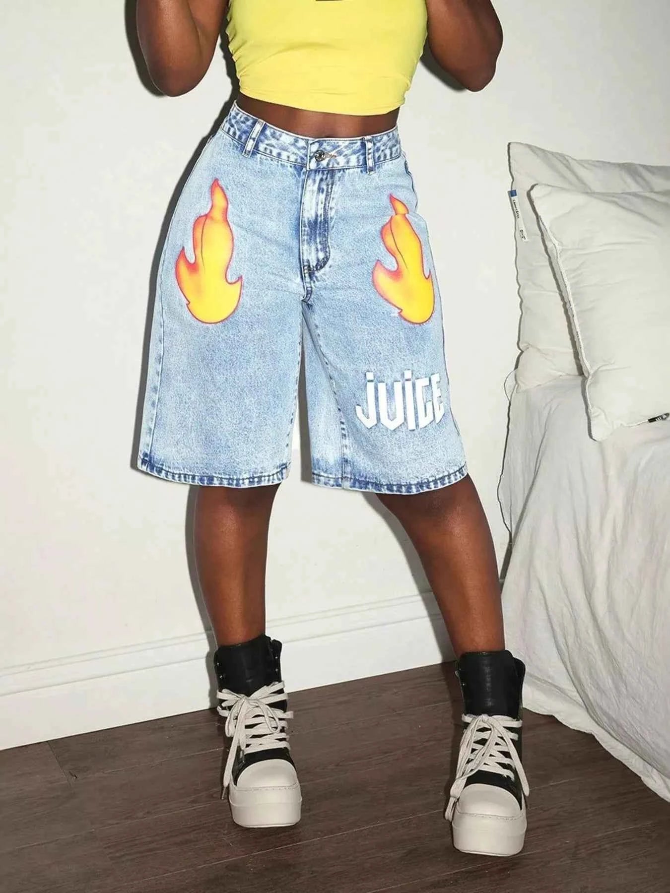 High-Waisted Denim Shorts ccab77d5358a40a9b8d8a3d08880714d-Max-Origin