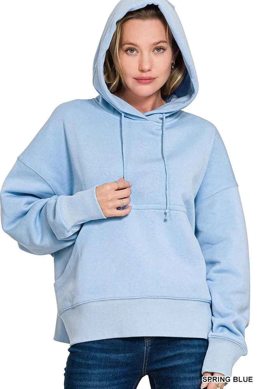 Oversized Fleece Kangaroo Pocket Hoodie ccc32aa566d04a4198b4eb14bc378b9c-Max-Origin
