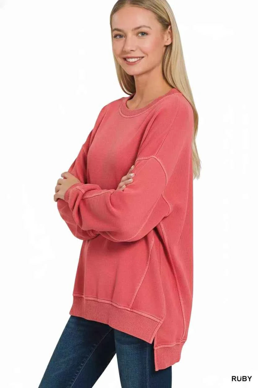 Zenana Full Size French Terry Pigment Dye & Enzyme Washing Pullover Plus Size cce79fc6-0331-407b-a761-f0271f4a1075-Max-Origin